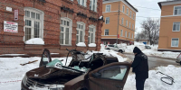 автомобиль, снежная масса, обрушение снега - Новый Компаньон