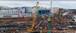 Строительство путепровода на шоссе