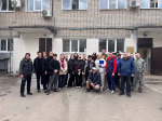 Курсанты Пермского института ФСИН России провели уборку территории Социальной гостиницы
