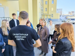 Школьники познакомились с работой уникального подразделения здравоохранения региона – санитарной авиацией