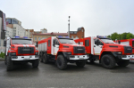 В Перми ко Дню России пожарные получили 10 новых автоцистерн