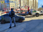 Арест автомобиля приставы