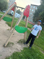 Активисты ЛДПР обновили детскую площадку