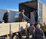 Пострадавшим от паводка в Октябрьском округе передали 52 холодильника
