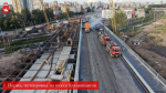 На путепроводе на шоссе Космонавтов начали укладку асфальта