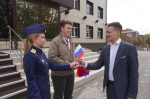 В Перми офицеры СК провели акцию в преддверии Дня Государственного флага Российской Федерации