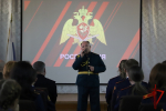 В Прикамье начальник регионального управления Росгвардии открыл профильный класс  ведомства