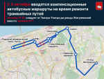 Ремонт трамвайных путей в Разгуляе начнется с 5 октября