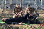 Пермские росгвардейцы провели военно-спортивное мероприятие с подшефным классом в городе Осе