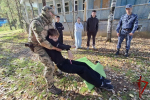 Пермские росгвардейцы провели военно-спортивное мероприятие с подшефным классом в городе Осе